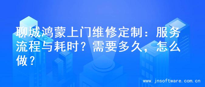 聊城鸿蒙上门维修定制：服务流程与耗时？需要多久，怎么做？