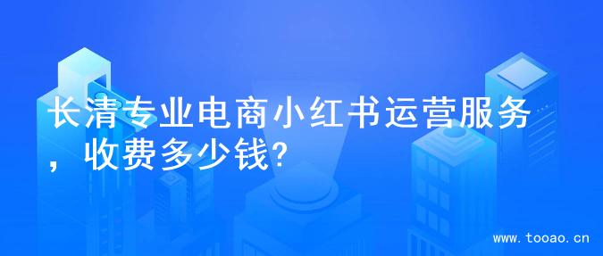 长清专业电商小红书运营服务，收费多少钱?